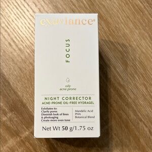 Exuviance Night Corrector for Acne-Prone Skin - White